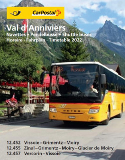 Bus navette Moiry / Vercorin / Zinal - été 2023