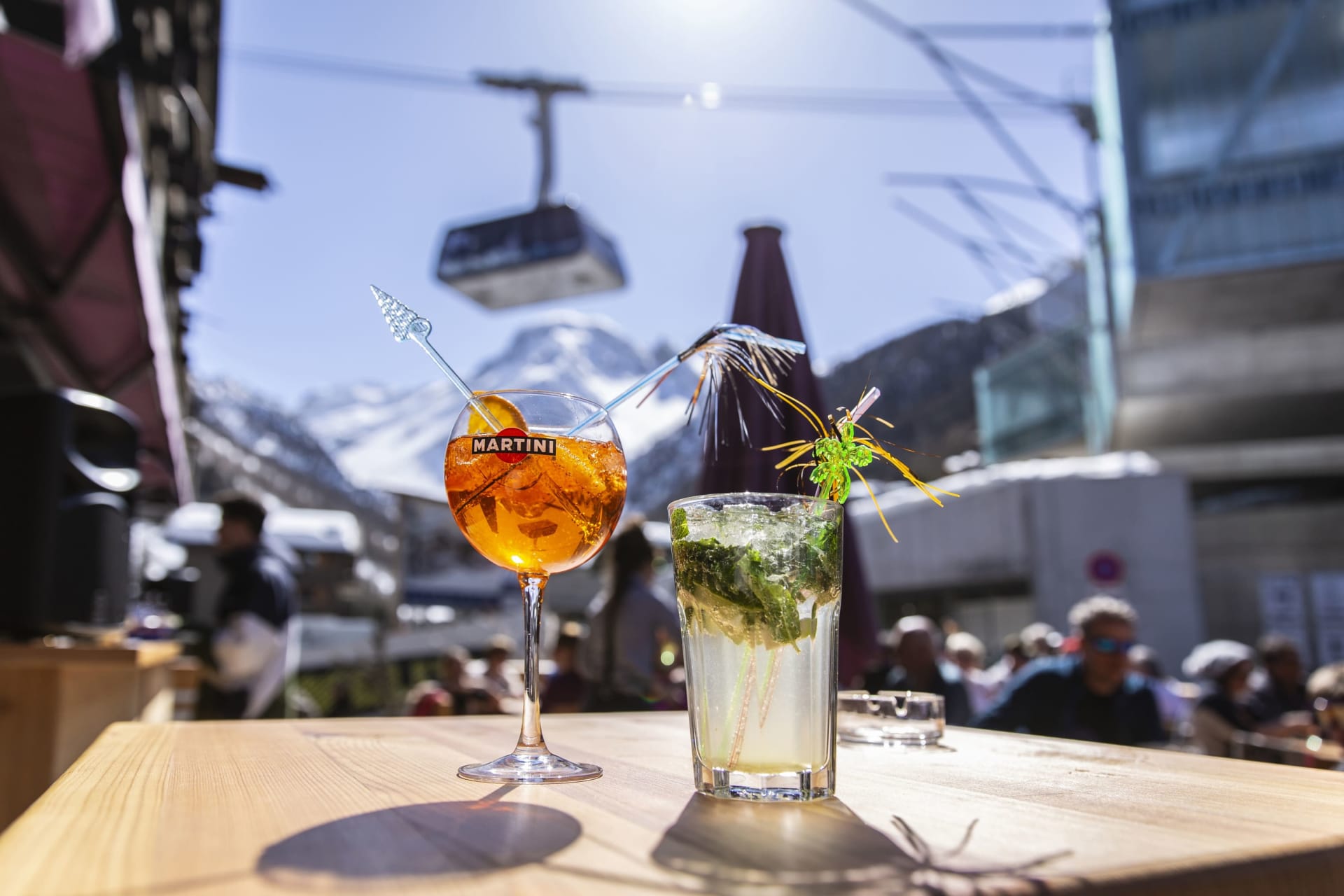 Terrasse extérieure hiver