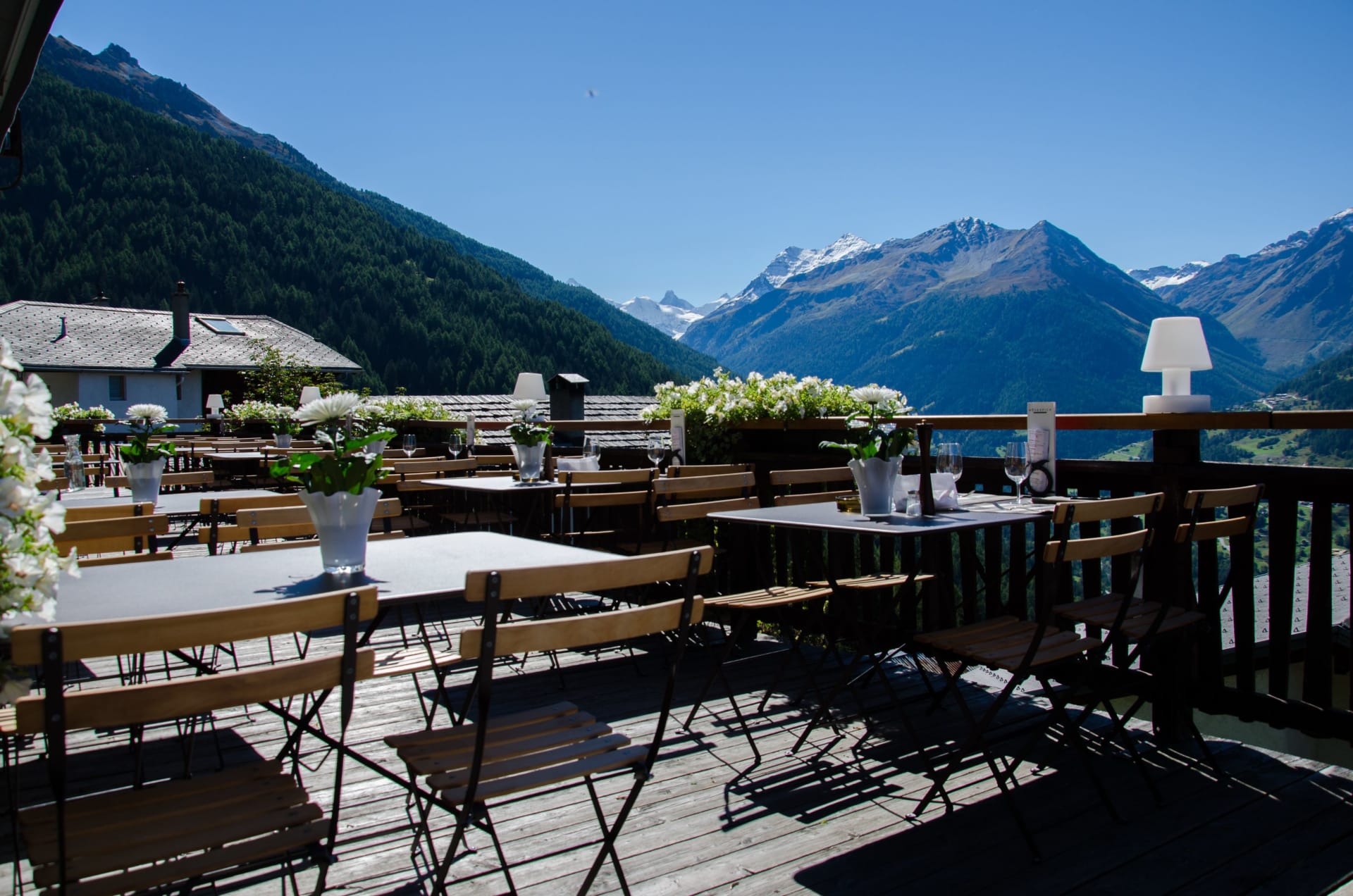 Terrasse du restaurant