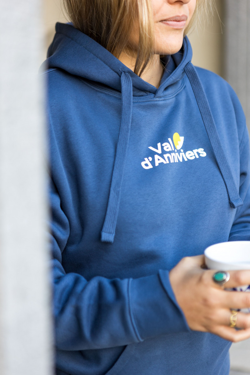 Sweat à Capuche Enveloppant Athleta Purana - Bleu Enchanté, Taille 2X (plus)