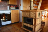 cuisine + poêle à bois