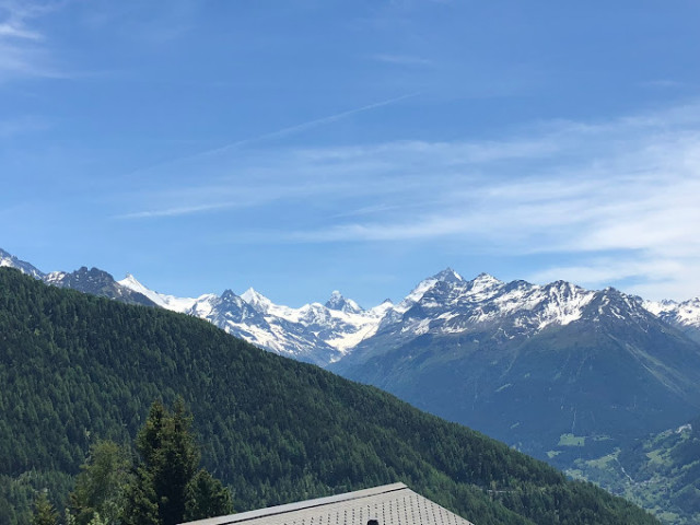 Vue depuis le chalet Vue depuis le chalet