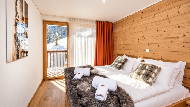 Chambre alpine, douceur hivernale