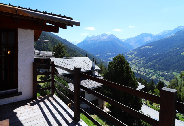 Vue depuis le chalet Vue depuis le chalet