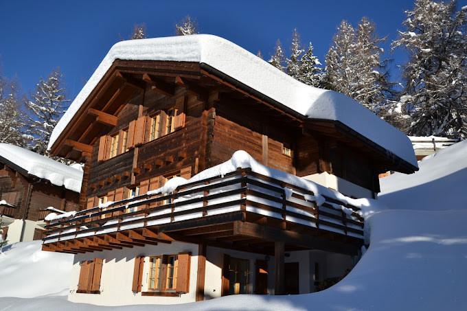 Chalet en hiver Chalet en hiver
