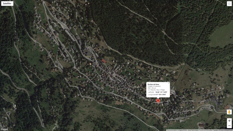 Plan de situation Roches de Nava