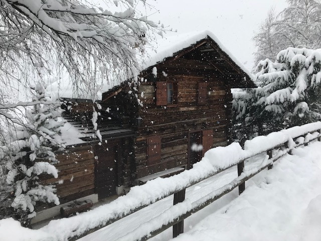 Chalet en hiver