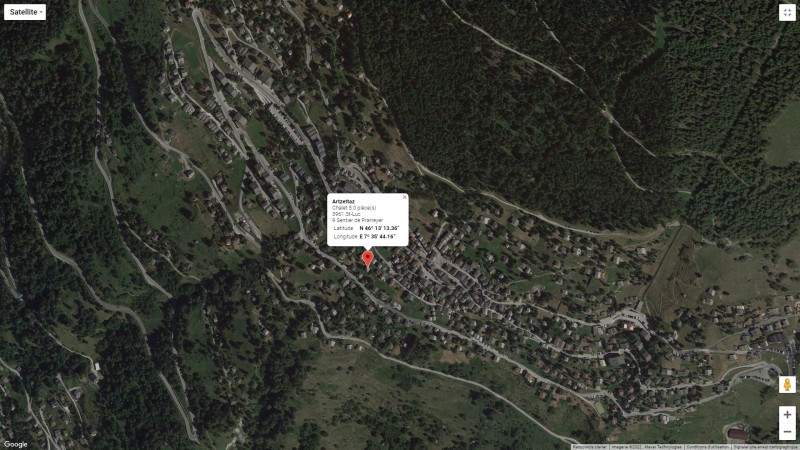 Plan de situation Artzettaz
