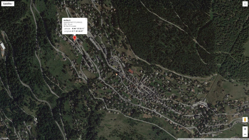 Plan de situation Arolles 8