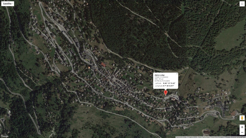Plan de situtation Alpina Lodge