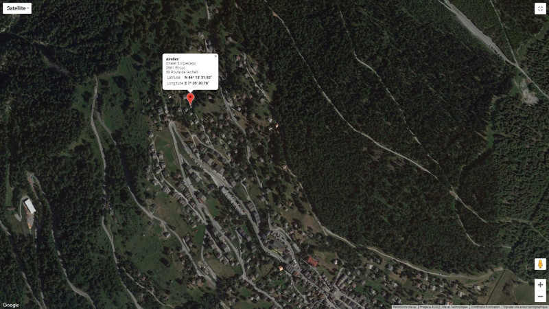 Plan de situation Airelles