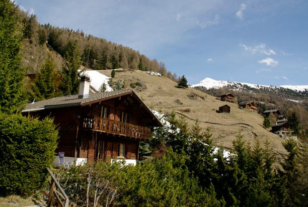 Chalet vue aérienne Chalet vue aérienne